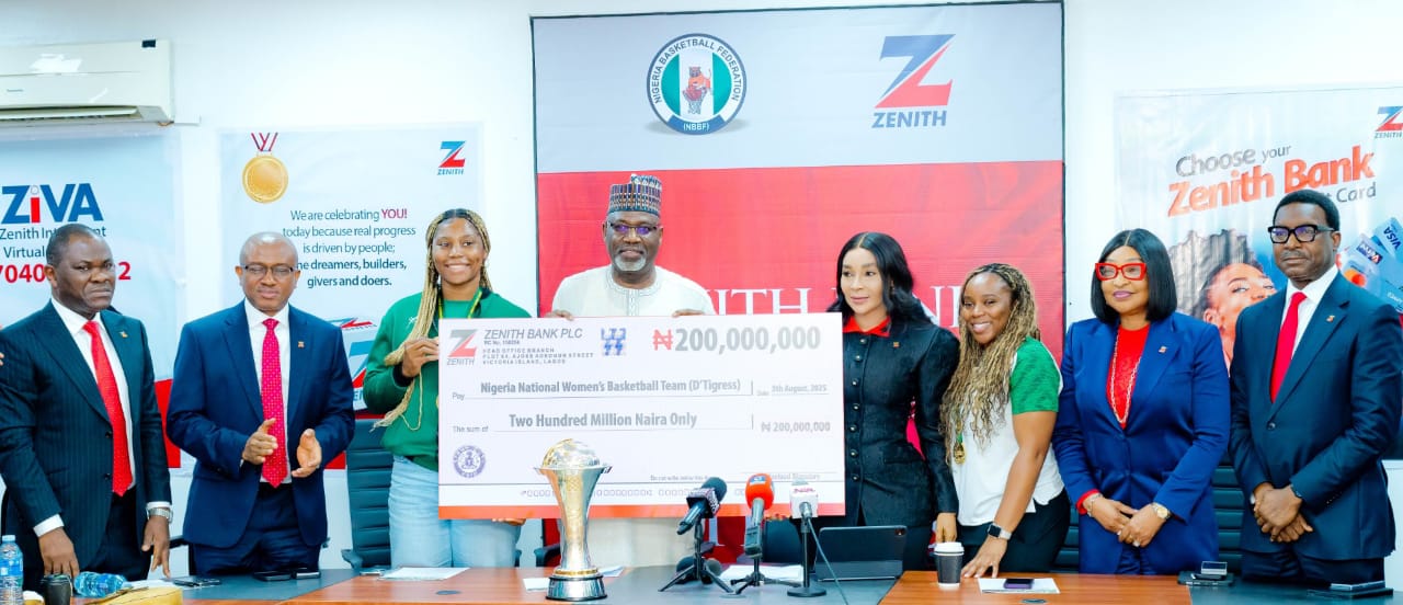 African Champions, D'Tigress Receive ₦200m Reward From Zenith Bank