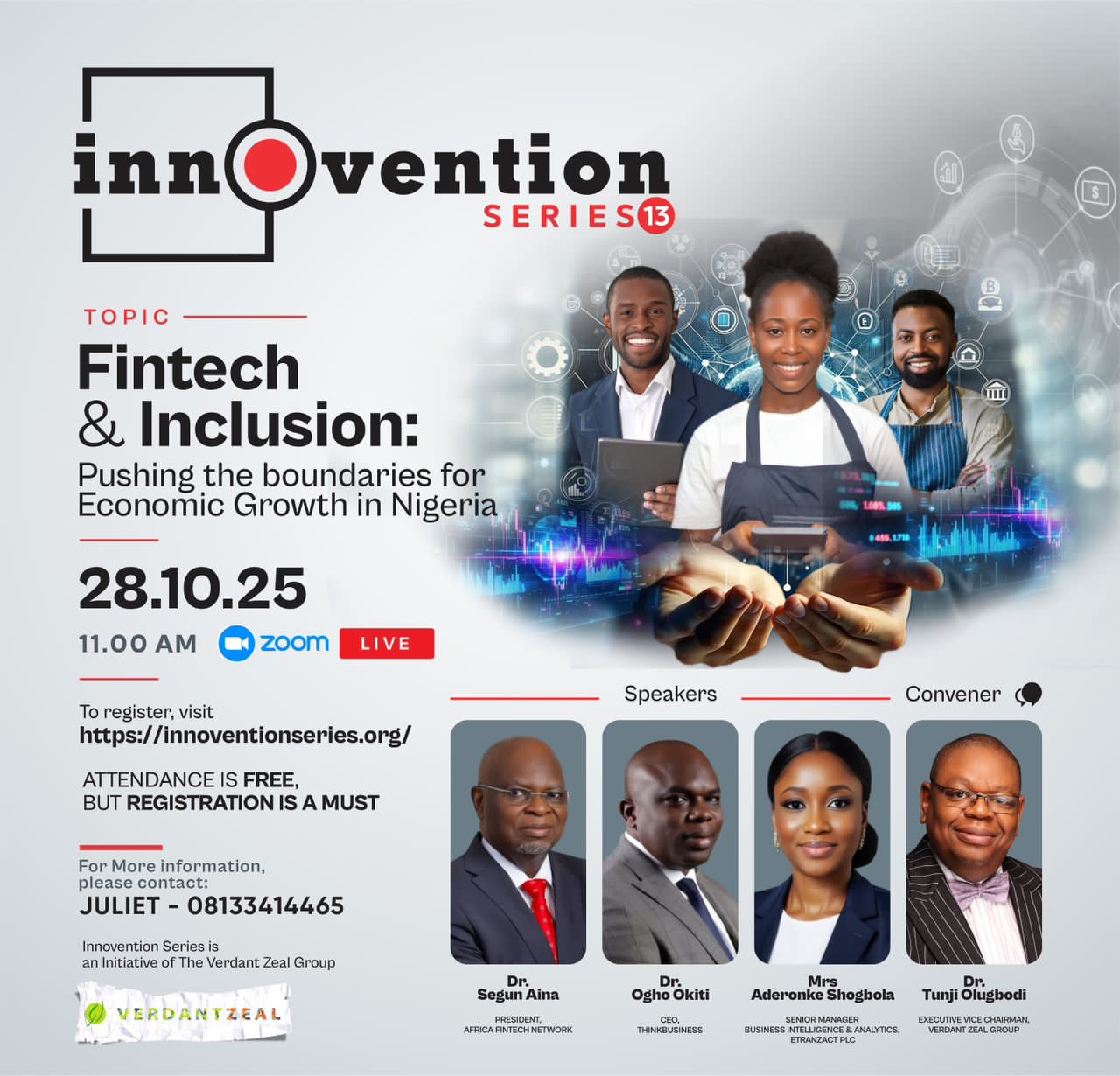 Verdant Zeal’s 2025 Innovention Series to Ignite Fintech Conversation