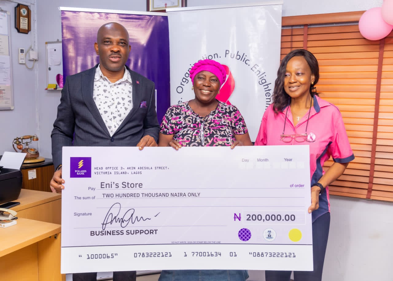 Polaris Bank has launched the Adopt a Survivor Breast Cancer Support Initiative, a social impact programme aimed at empowering breast cancer survivors to rebuild their lives and livelihoods after treatment.