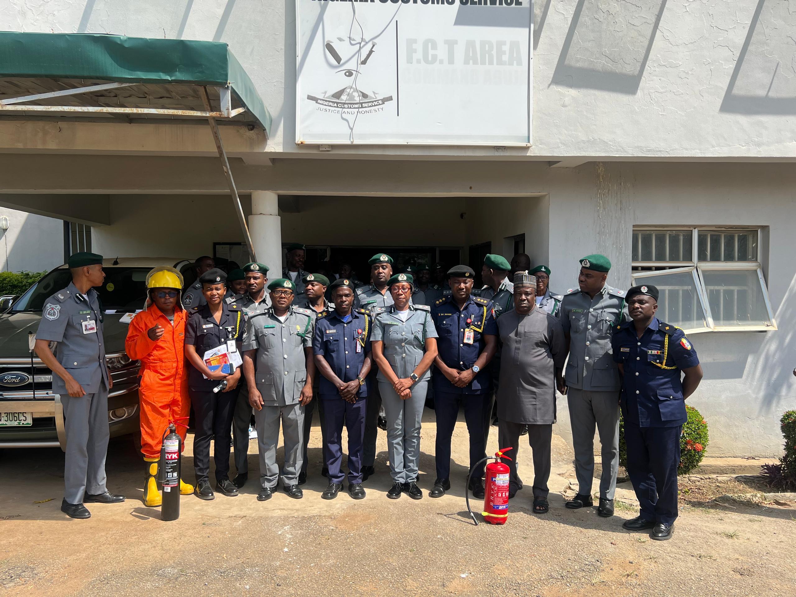 Customs FCT Command Trains Officers on Fire Prevention, Emergency Response
