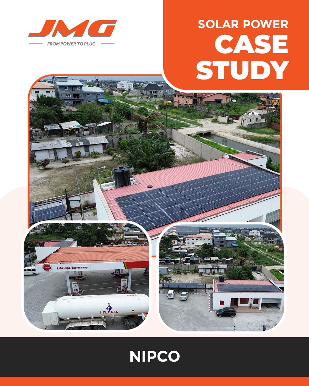 JMG Powers NIPCO’s Energy Transition, Deploys Solar at 3 Key Fuel Stations