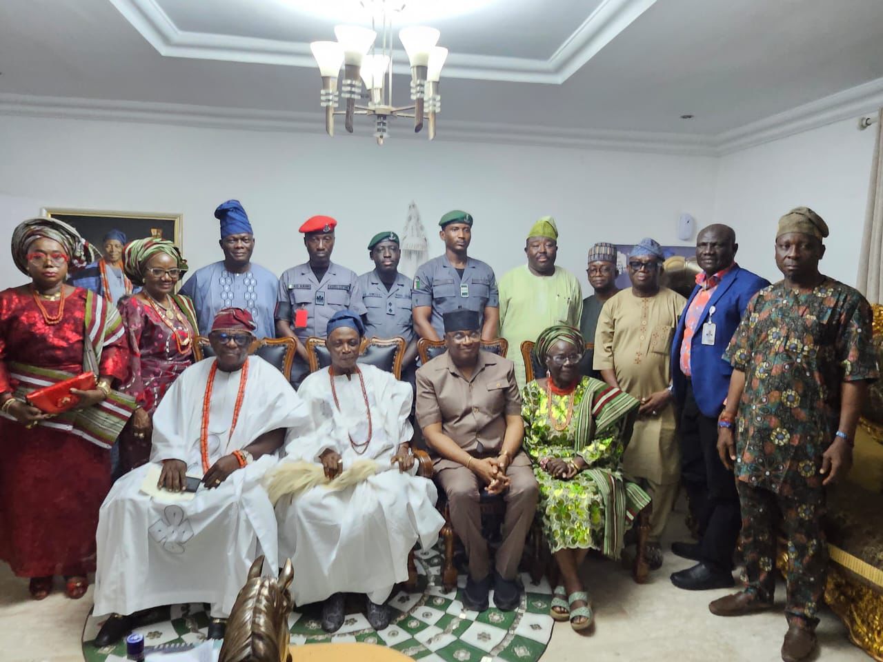 Comptroller Aliyu Seeks Stronger Cooperation, Visits Olubadan of Ibadanland