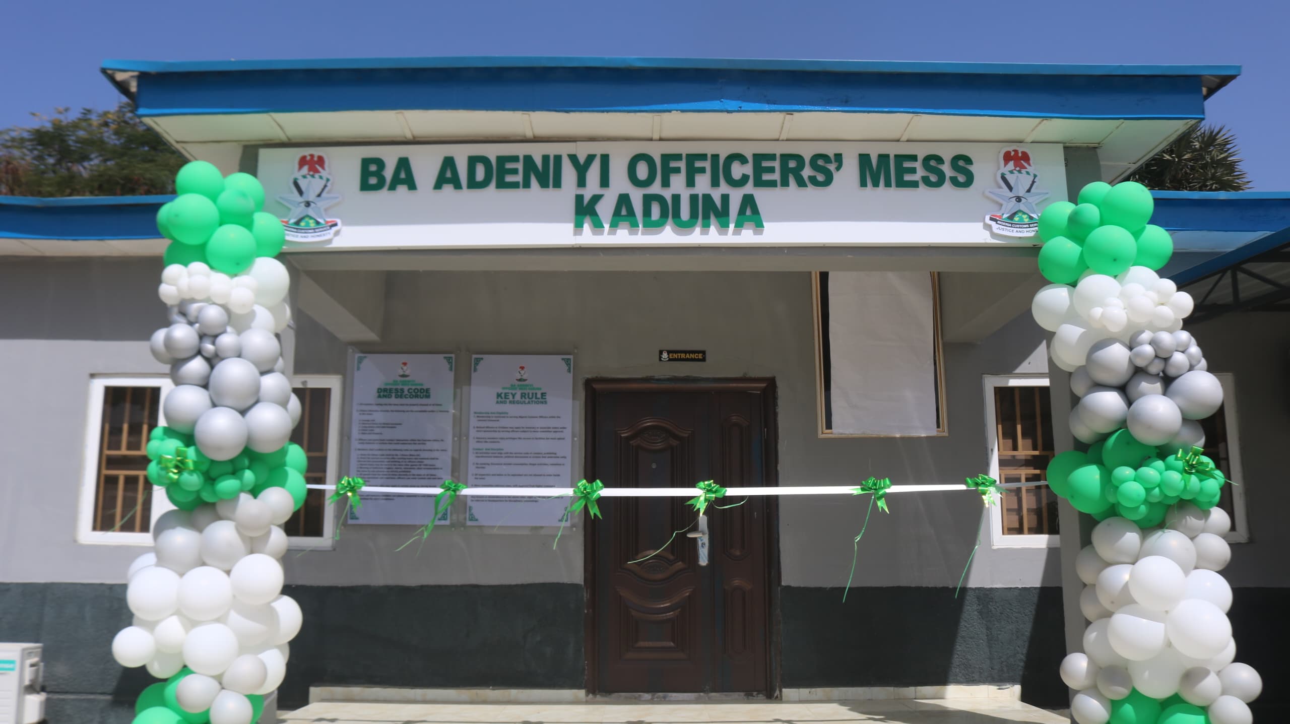 Nigeria Customs Commissions Renovated Senior Officers’ Mess at Kaduna Command
