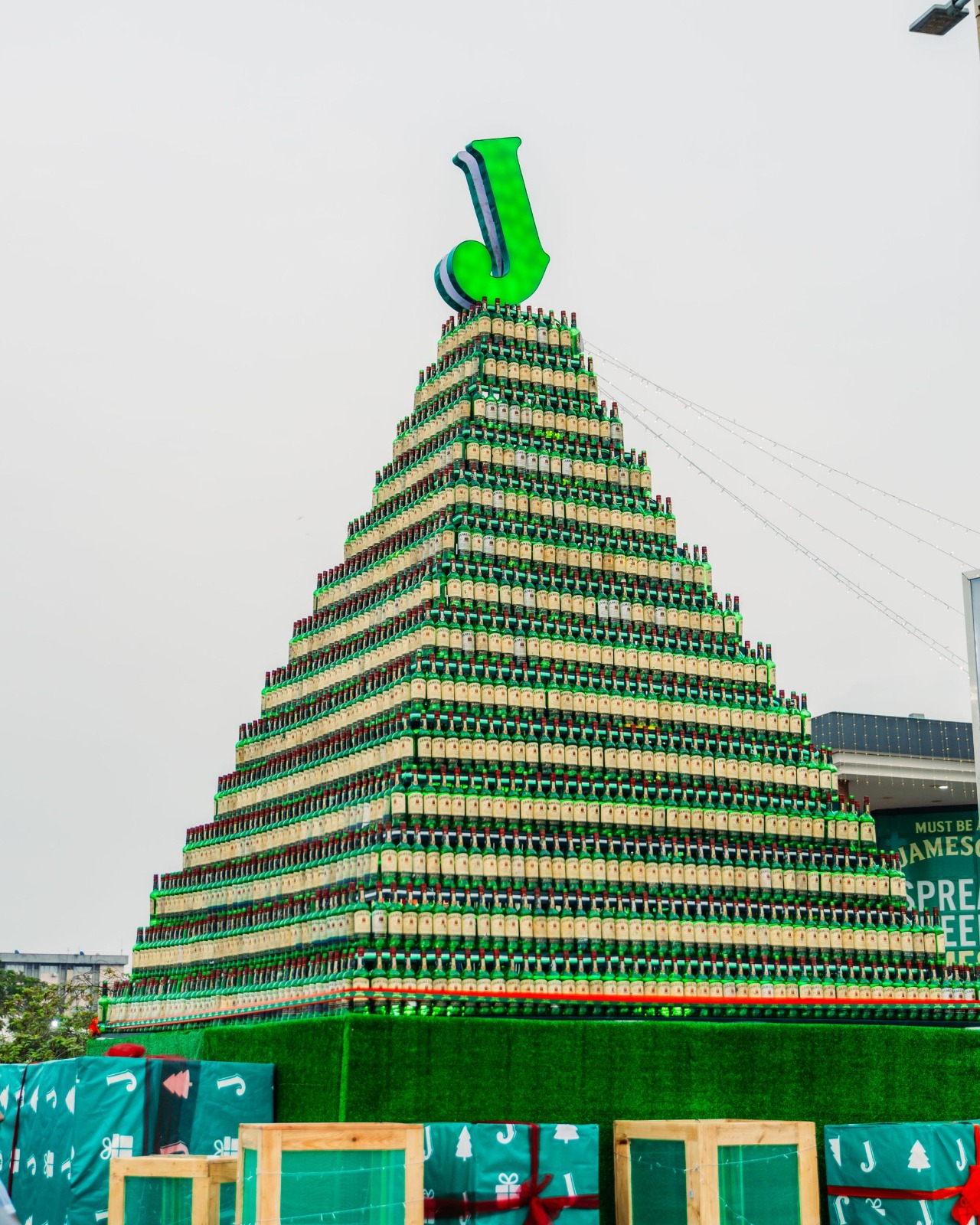 Jameson Lights Up Lagos with Eco-Friendly Christmas Installation