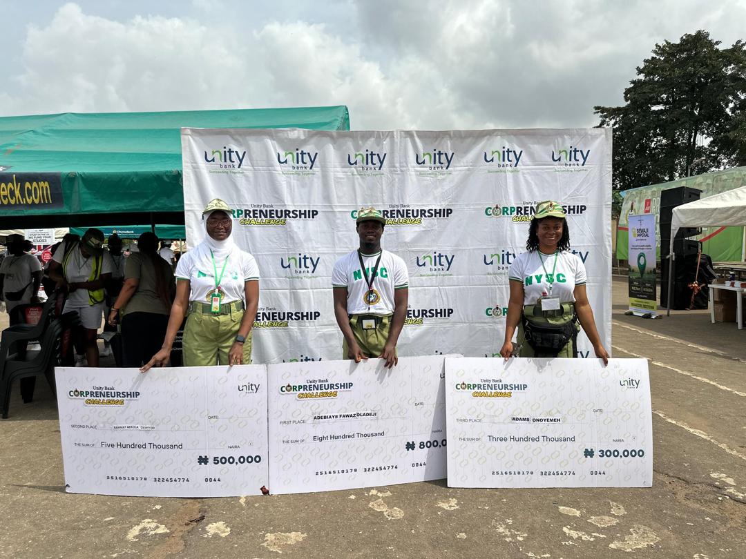 608 Youth Entrepreneurs Get Over ₦270m Via Unity Bank's Corpreneurship Initiative