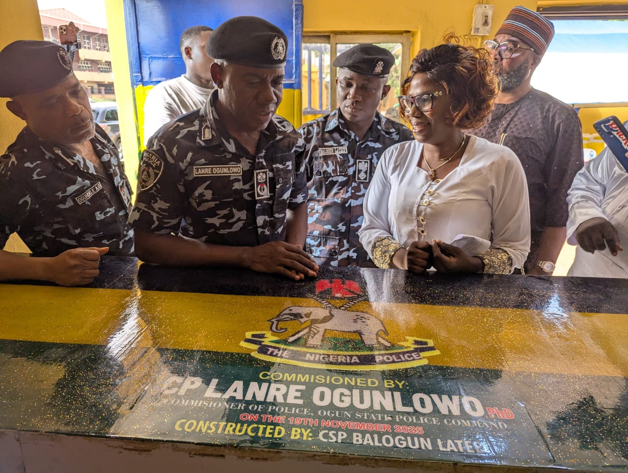CP Ogunlowo Inaugurates Quarter Guard, Security Tower at Ibara Police Division
