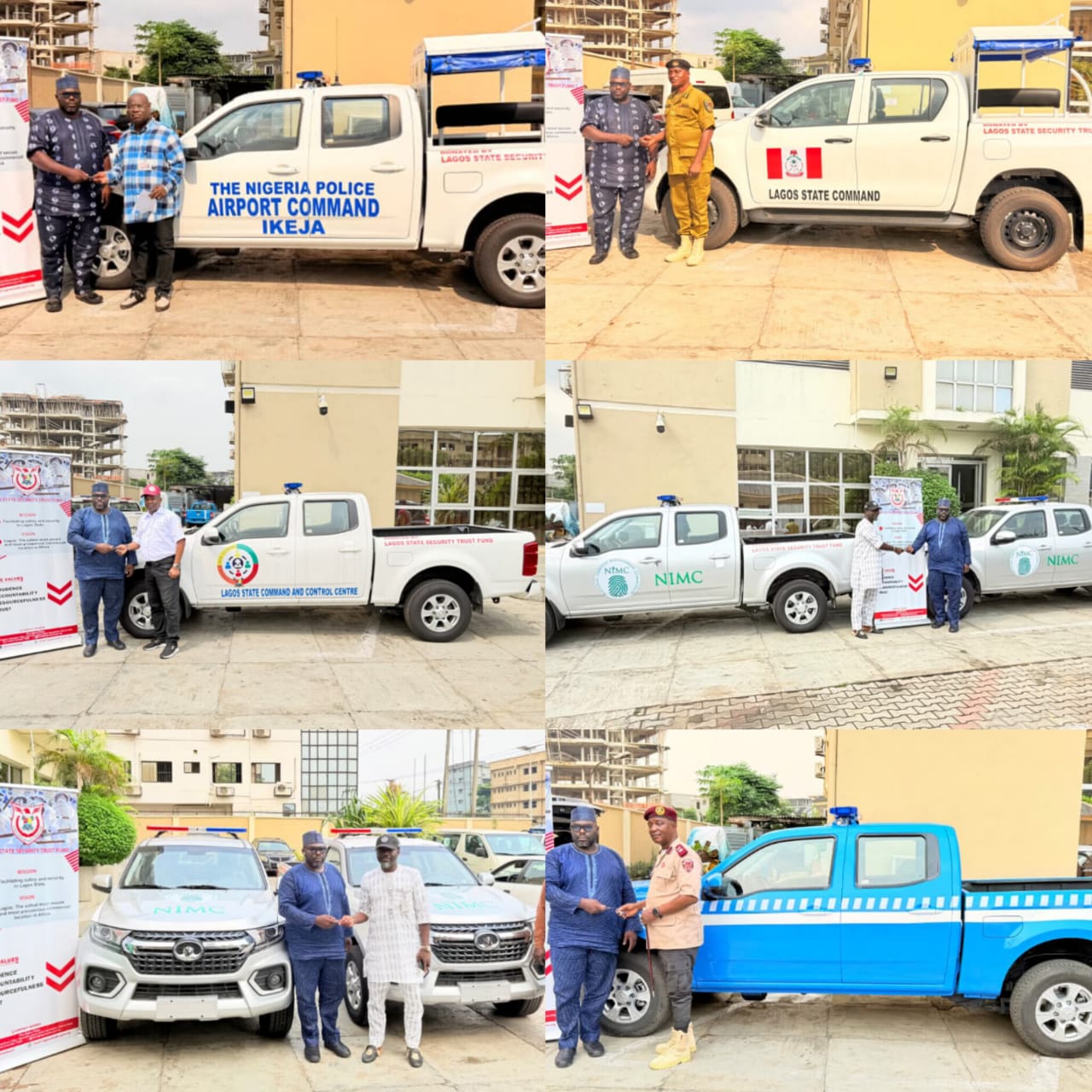 LSSTF Donates Operational Vehicles to Key Agencies in Lagos