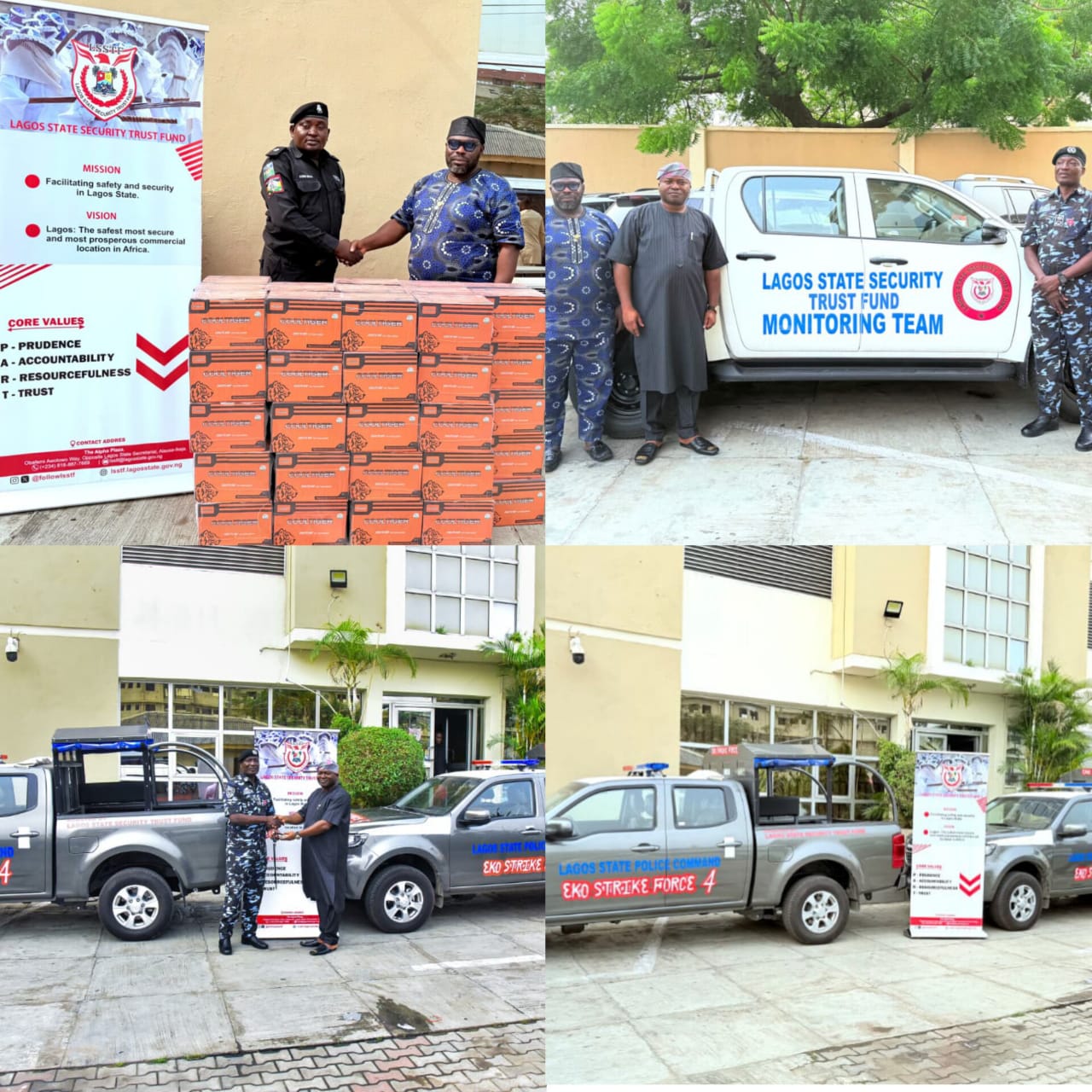 LSSTF Boosts Eko Strike Force with Operational Vehicles