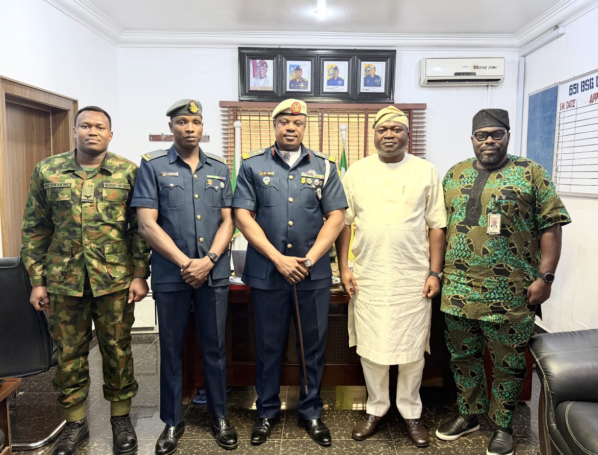 LSSTF CEO Ogunsan Visits NAF Commanders, Seeks 24/7 Drone Surveillance for Lagos