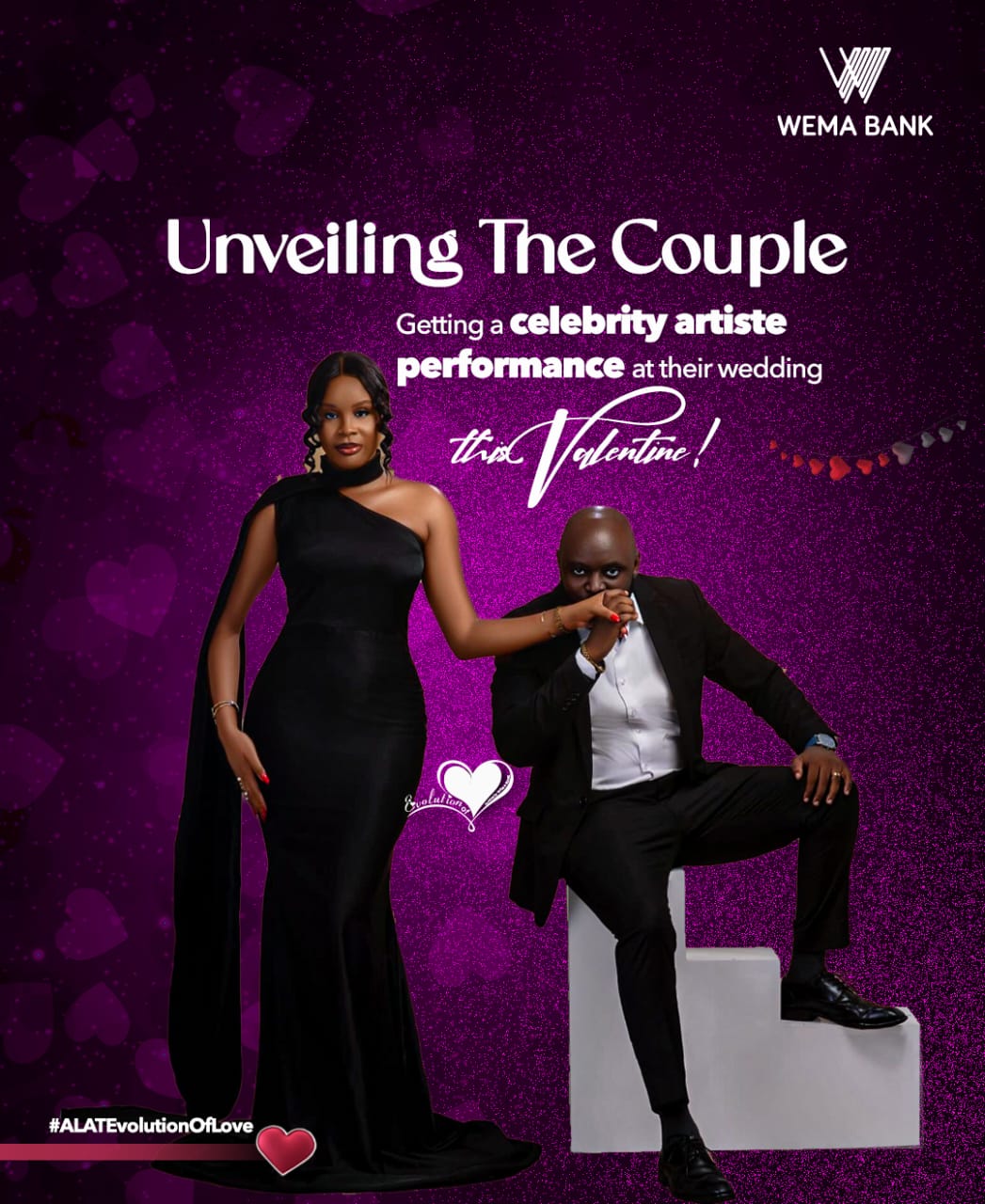 Wema Bank to Sponsor Celebrity Performance at Couple’s Valentine Wedding