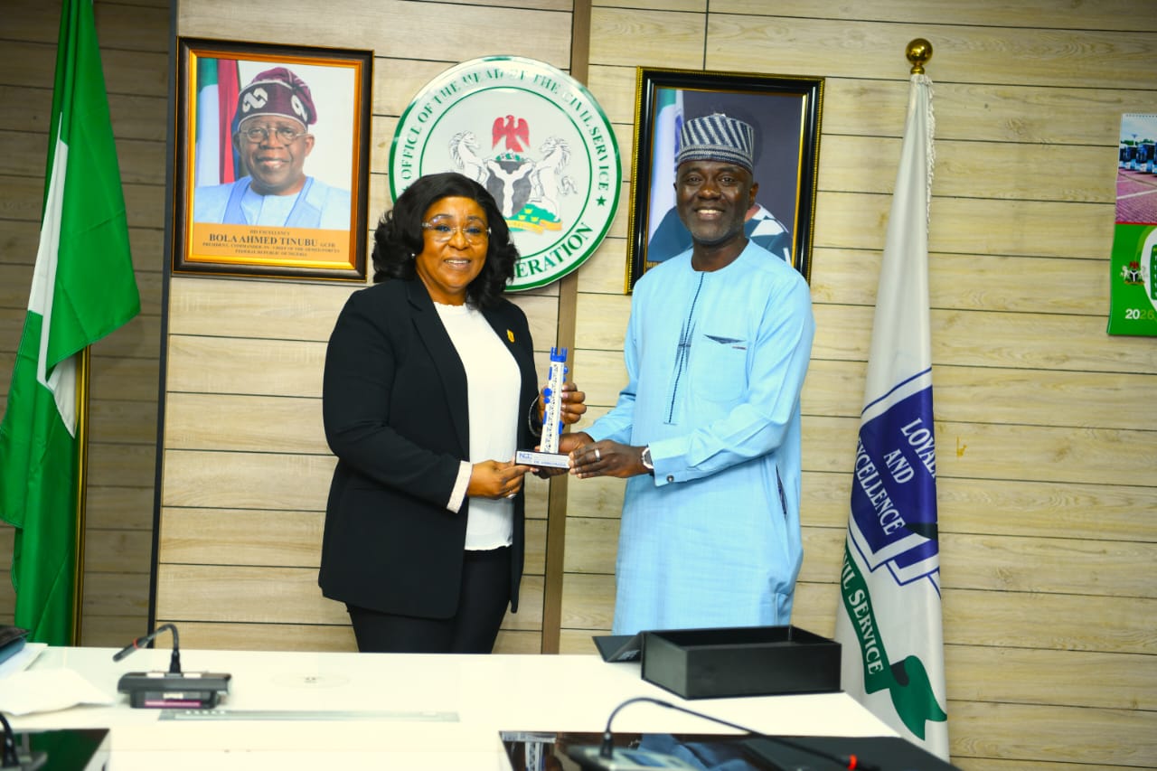 NCC Boss Pays Courtesy Visit to Head of Civil Service in Abuja