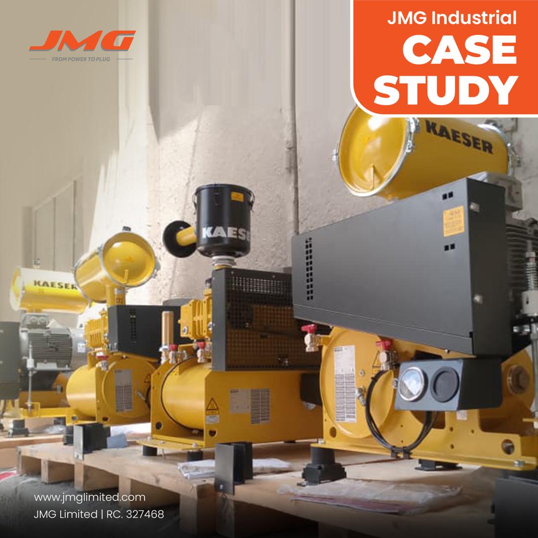 JMG Industrial Upgrades Air Compressor System at Dangote Cement Gboko Plant