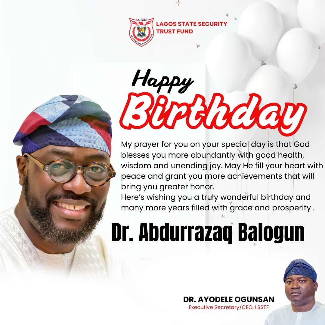 Ogunsan Celebrates Ex-LSSTF Boss Balogun on Birthday, Praises Legacy