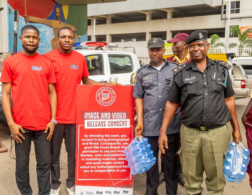 Rite Foods Hydrates Essential Workers Across Lagos on World Water Day