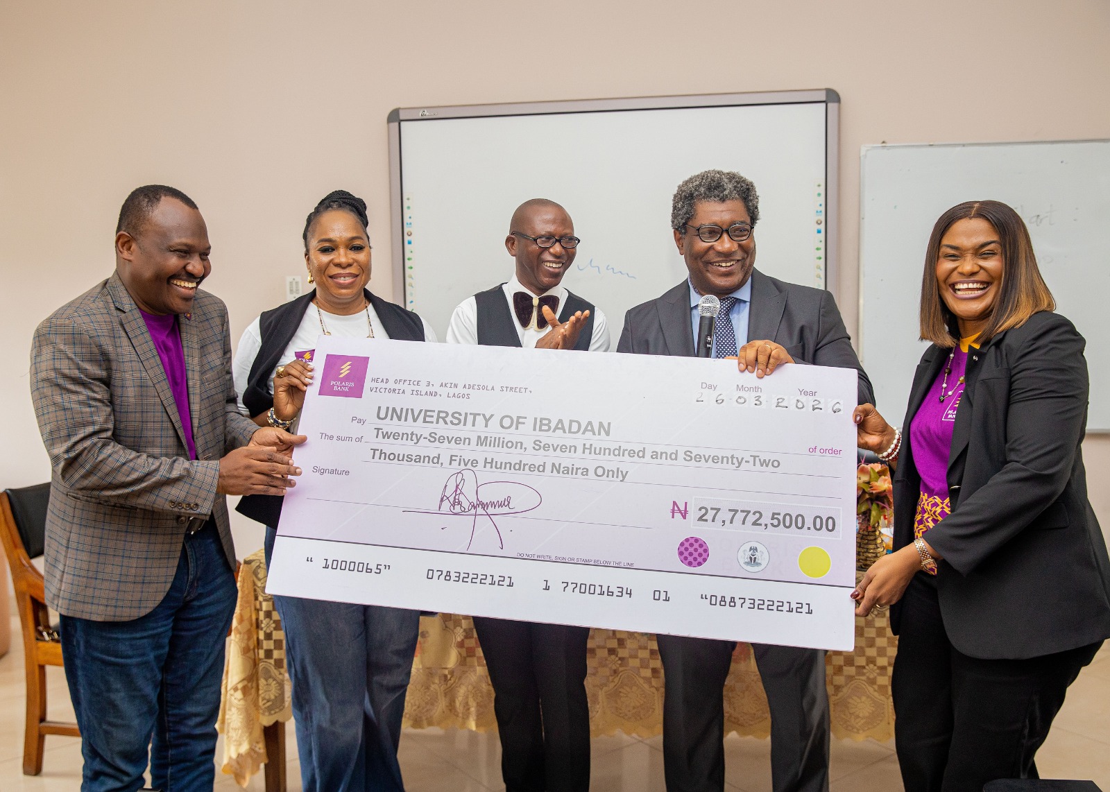 Polaris Bank Renovates Historic Faculty Building at University of Ibadan