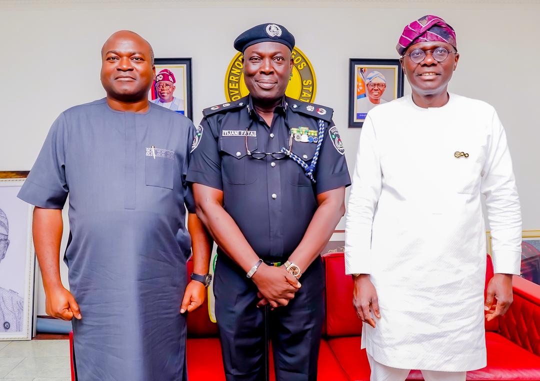 Sanwo-Olu Receives New Lagos CP, LSSTF CEO Tasks Tijani on Strategic Security Synergy